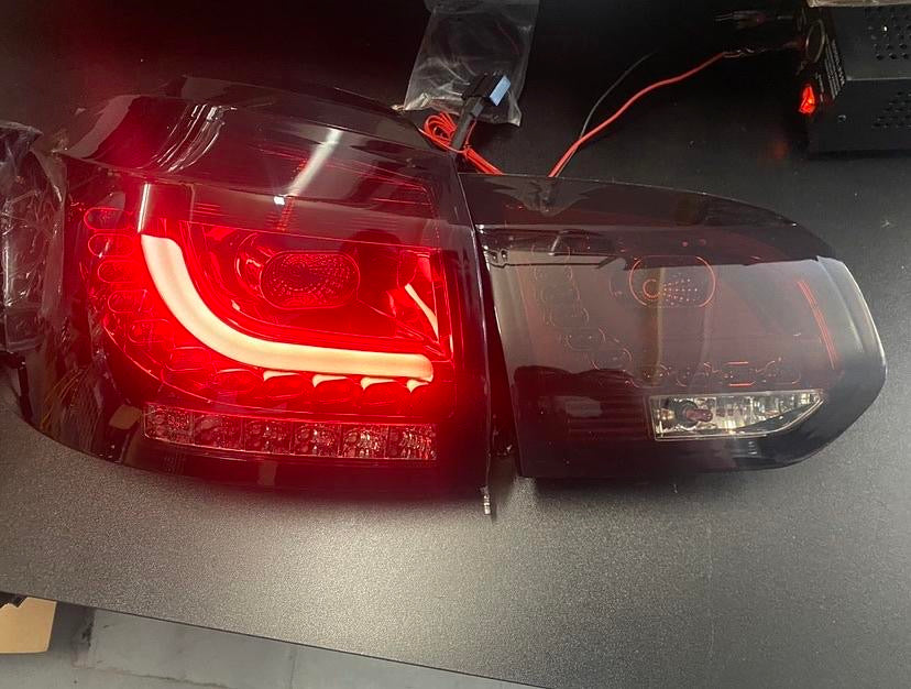 10-14 VOLKSWAGEN GOLF HATCHBACK LED SMOKED RED 4 PIECE TAILLIGHT SET