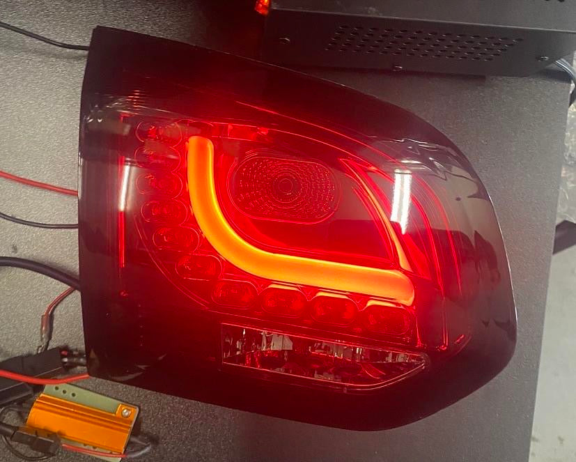 10-14 VOLKSWAGEN GOLF HATCHBACK LED SMOKED RED 4 PIECE TAILLIGHT SET