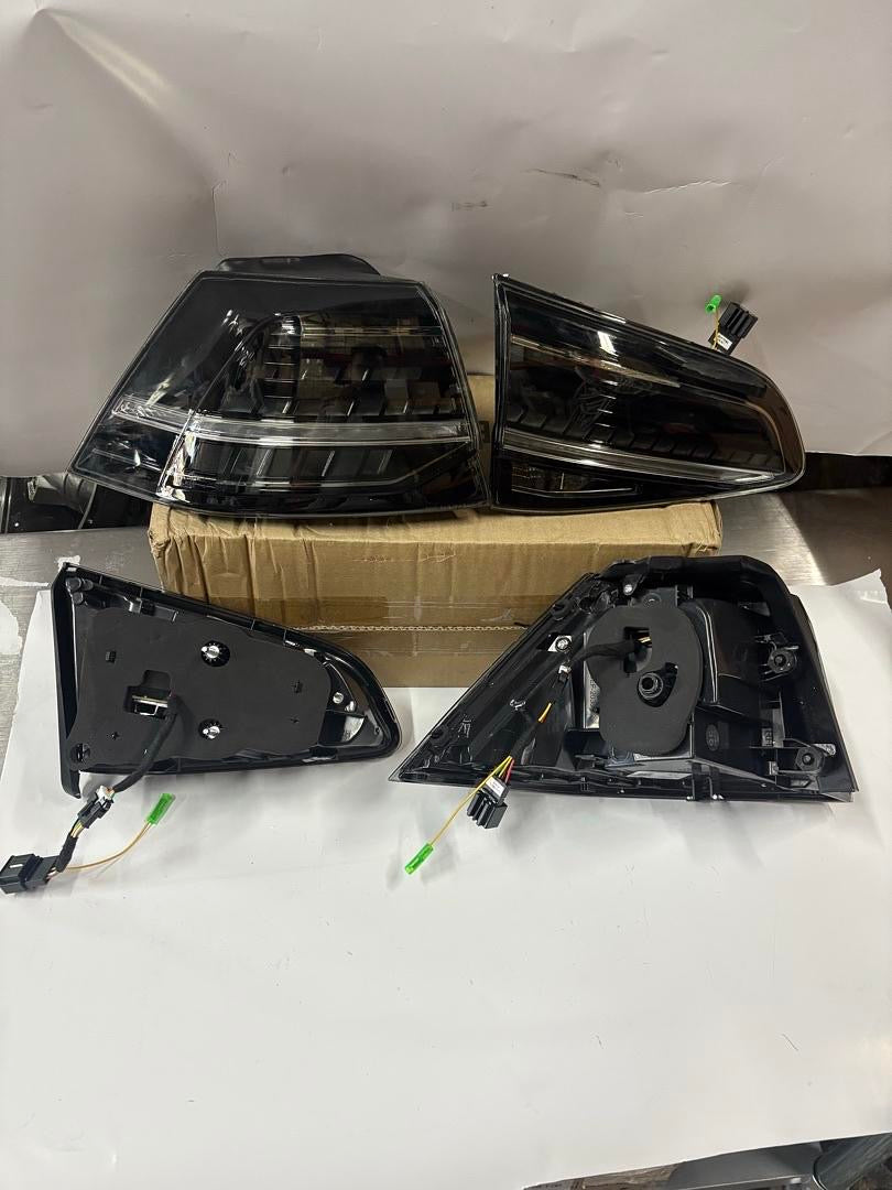 13-17 GOLF 7 MK7 MK7.5 SMOKE LED 4PCS TAILLIGHTS VLAND