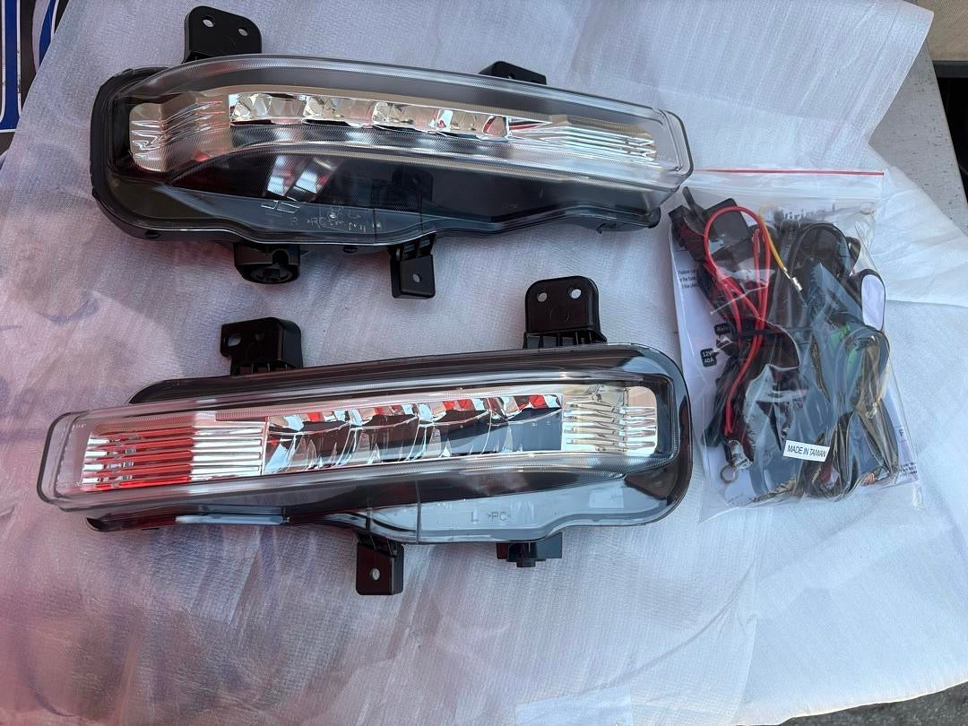 20-24 FORD EXPLORER CLEAR LED FOG LIGHTS LED WITH HARNESS CFWJ-0694-C