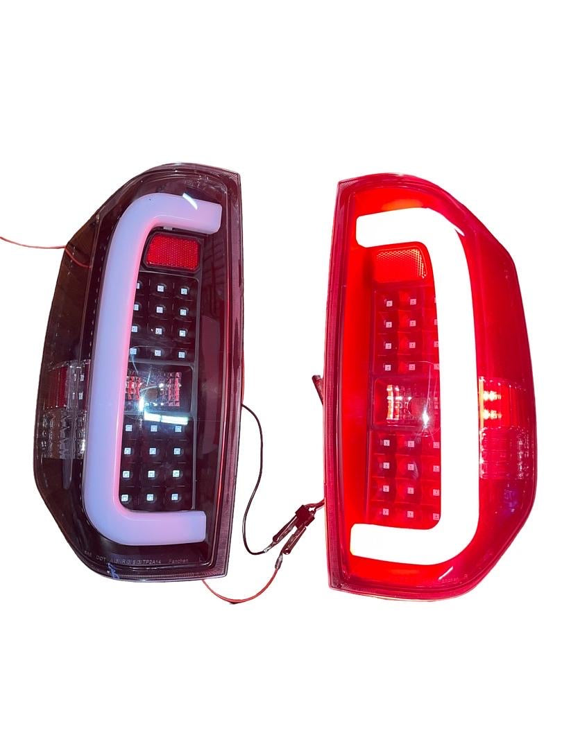 FOR 14-18 TUNDRA BLACK HOUSING  WITH LED TAIL LIGHTS