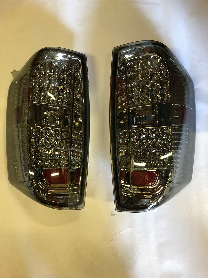 14-18 TOYOTA TUNDRA PAIR FULL LED TAIL LIGHT CHROME SMOKED