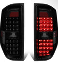 14-18 TOYOTA TUNDRA LED BLACK/ SMOKED TAIL LIGHTS