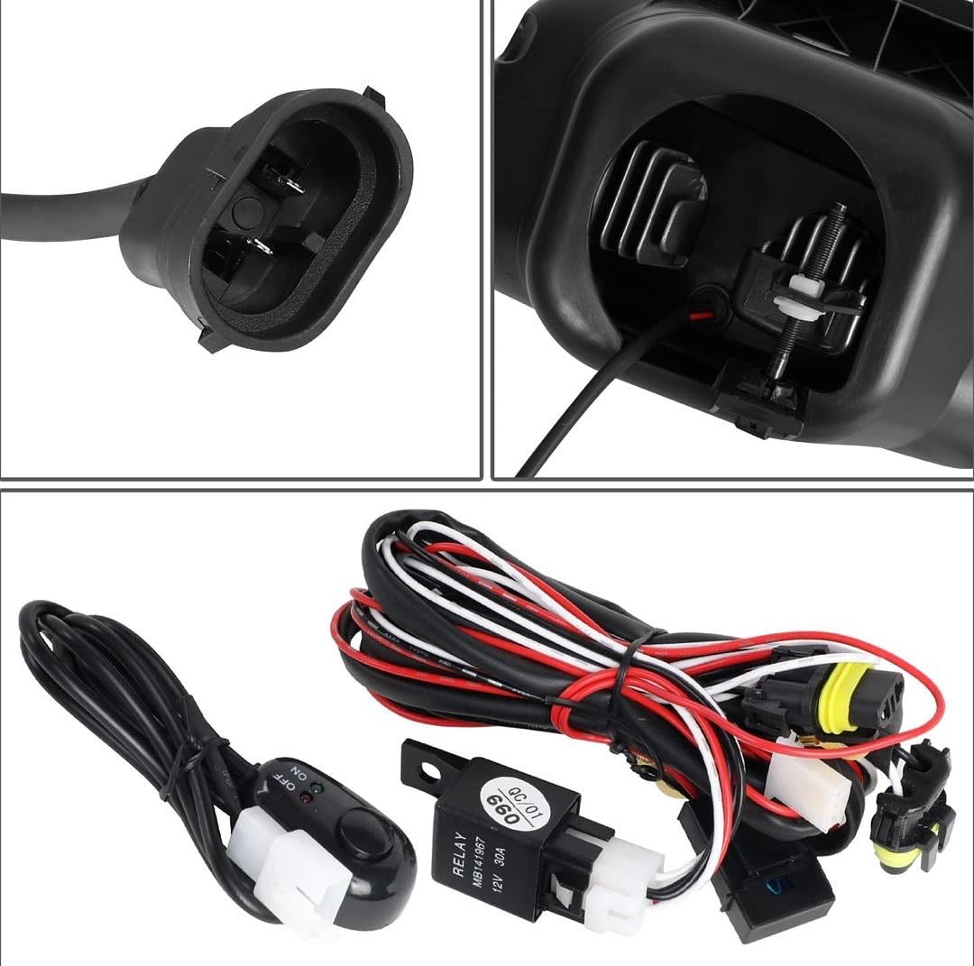 PAIR OF FOG LIGHTS COMPATIBLE WITH 03-07 SILVERADO 1500 2500HD 3500 / CLASSIC / 02-06 AVALANCHE FL-ZTL-339-CH