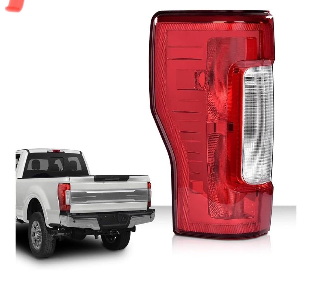 TAIL LIGHT ASSEMBLY W/O BULBS, COMPATIBLE WITH FORD F250 F350 SUPER DUTY 2017-2019,W/O BLIND SPOT TAIL LIGHTS BRAKE LAMPS LEFT DRIVER SIDE,BRAKELIGHTS LEFT SIDE, TAIL LAMPS REAR L