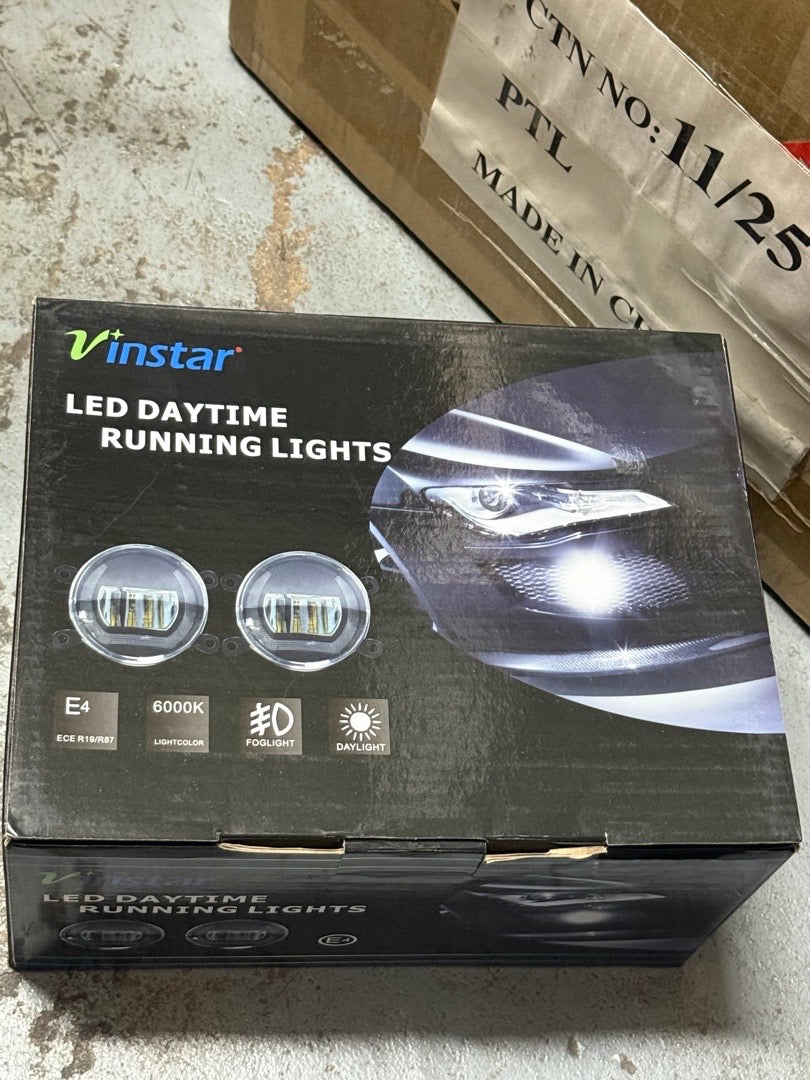 DODGE CHARGER, 2011-2014DODGE JOURNEY 2010-2019JEEP CHEROKEE 2014-2018JEEP GRAND CHEROKEE 2011-2013JEEP WRANGLER 2007-2017 LED DRL FOG LIGHTS CHROME FL-JWJK08-VS