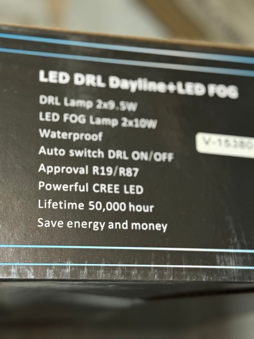 DODGE CHARGER, 2011-2014DODGE JOURNEY 2010-2019JEEP CHEROKEE 2014-2018JEEP GRAND CHEROKEE 2011-2013JEEP WRANGLER 2007-2017 LED DRL FOG LIGHTS CHROME FL-JWJK08-VS