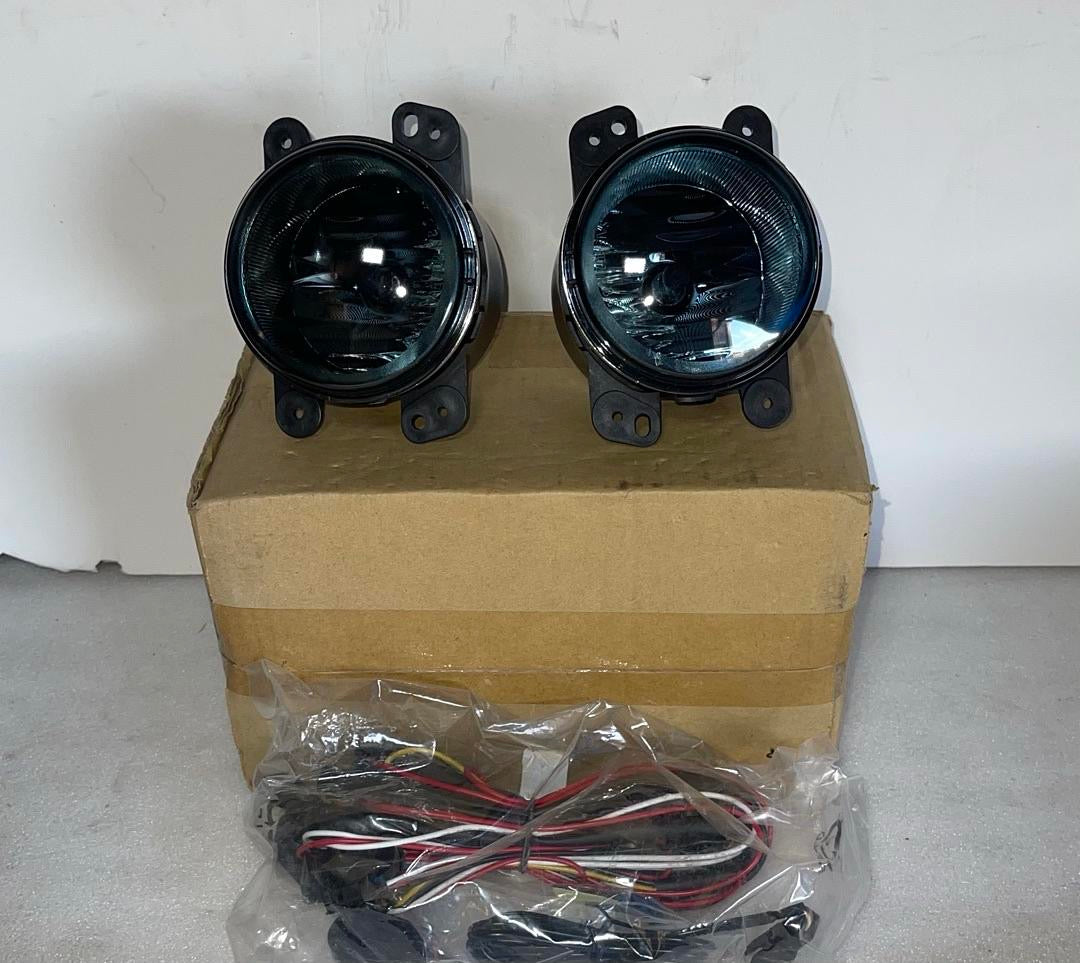 05-10 CHRYSLER 300/300C LX SMOKED LENS OE BUMPER FOG LIGHT LAMP PAIR+SWITCH FL-T002-SM