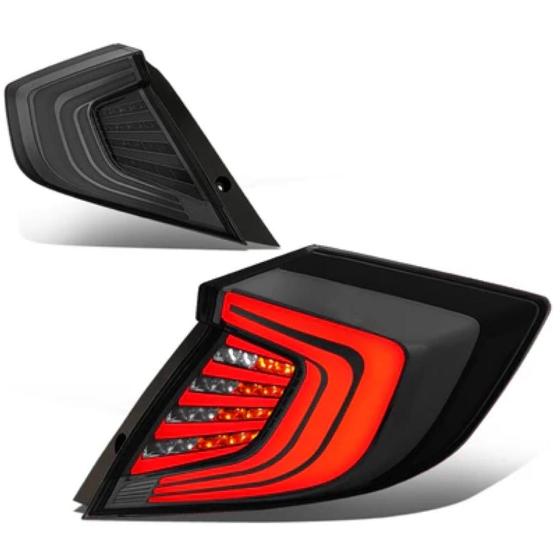 16-18 HONDA CIVIC SEDAN SMOKE LED 3D TAILLIGHTS