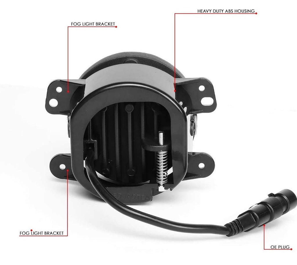 DODGE CHARGER, 2011-2014DODGE JOURNEY 2010-2019JEEP CHEROKEE 2014-2018JEEP GRAND CHEROKEE 2011-2013JEEP WRANGLER 2007-2017JEEP WRANGLER JK 2018 CHROME FOGLIGHT FL-ZTL-312-CH