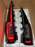 2015-2020 GMC YUKON XL LEFT AND RIGHT SIDES SMOKED GREY LENS MATTE BLACK COVER PROJECTOR TURN SIGNAL DRIVER & PASSENGER SIDES PLUG-AND-PLAY
