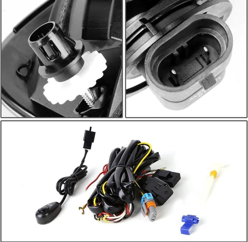 FOG LIGHT DRIVER & PASSENGER SIDE ENHANCE VISIBILITY [COMPATIBLE WITH 11-12 DODGE RAM 1500 2500 3500] FL-ZTL-808-CH