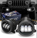 4 INCHES LED FOG LIGHT COMPATIBLE WITH 07-17 JEEP WRANGLER / 11-14 CHARGER / 14-18 CHEROKEE /10-19 JOURNEY NVL-FL-001