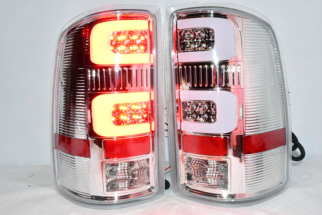 Refurbished 07-13 GMC SIERRA 1500 CHROME TAILLIGHTS