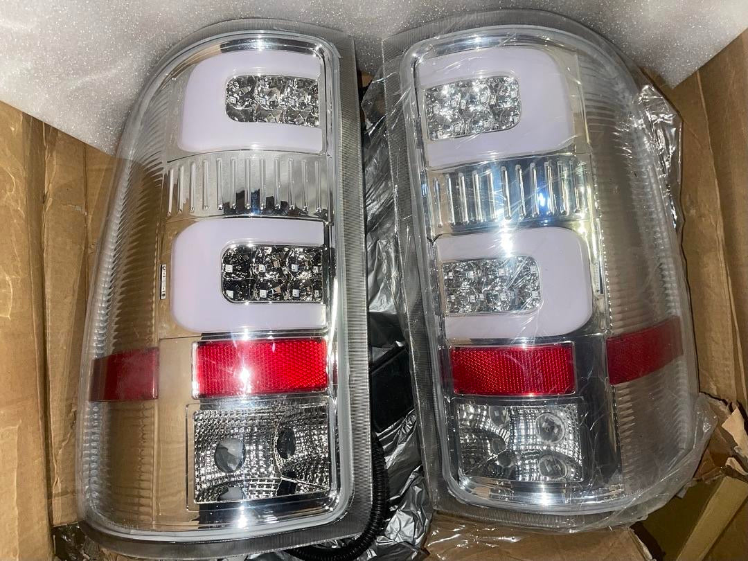 07-13 GMC SIERRA 3D LED CHROME/CLEAR TAILLIGHTS