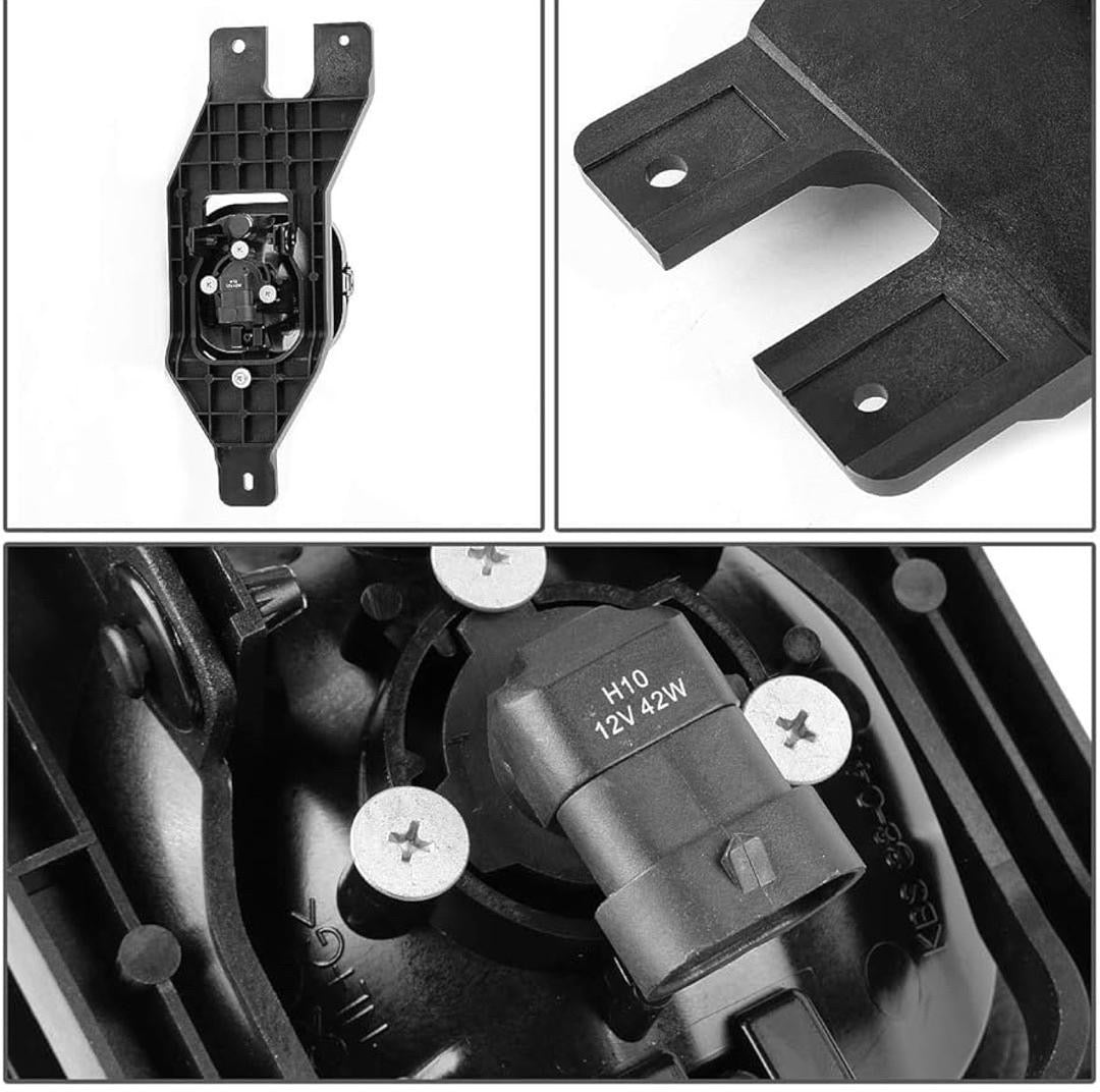 99-04 FORD F250/ F350/ F450 SD FRONT BUMPER FOG LIGHT DRIVER & PASSENGER SIDE ENHANCE VISIBILITY SMOKED FL-T022-SM