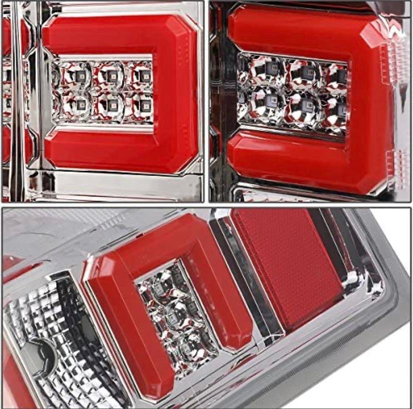 14-17 CHEVY SILVERADO RED 3D LED TAILLIGHTS