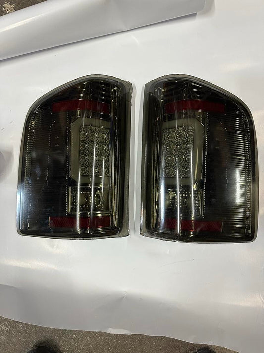 “TAP” 07-13 CHEVY SILVERADO SMOKED LED 3D WRAPPED TAILLIGHTS