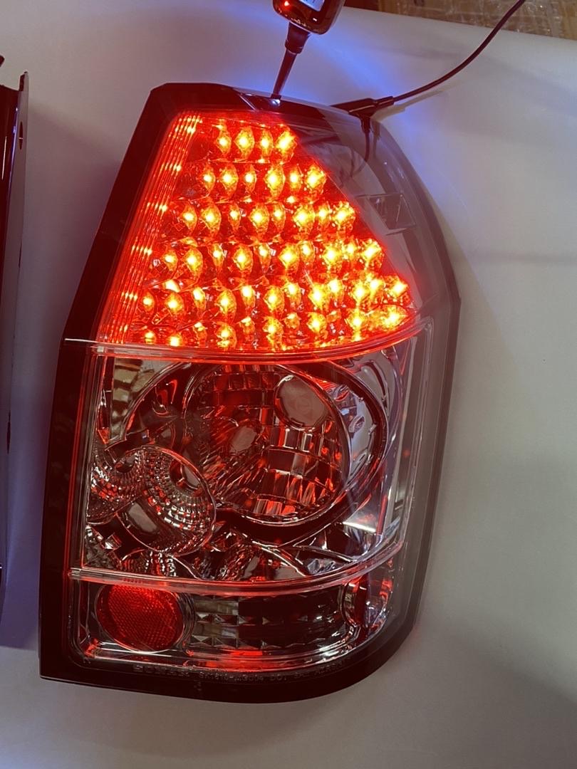 05-06 DODGE MAGUM LED CHROME CLEAR LED TAILLIGHTS