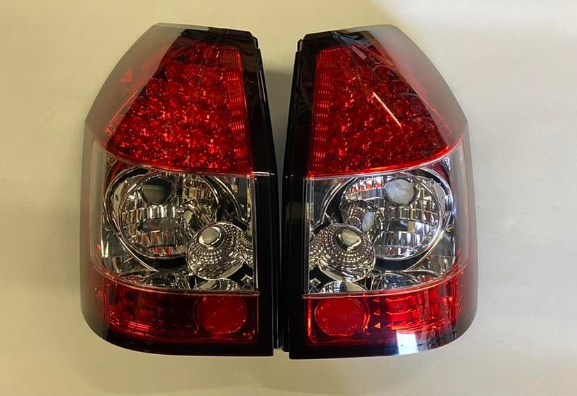 05-06 DODGE MAGUM LED CHROME CLEAR LED TAILLIGHTS