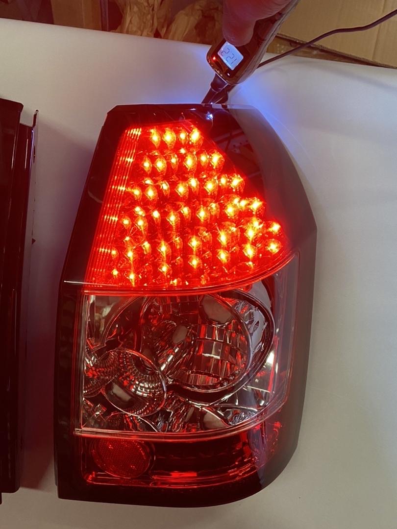 05-06 DODGE MAGUM LED CHROME CLEAR LED TAILLIGHTS