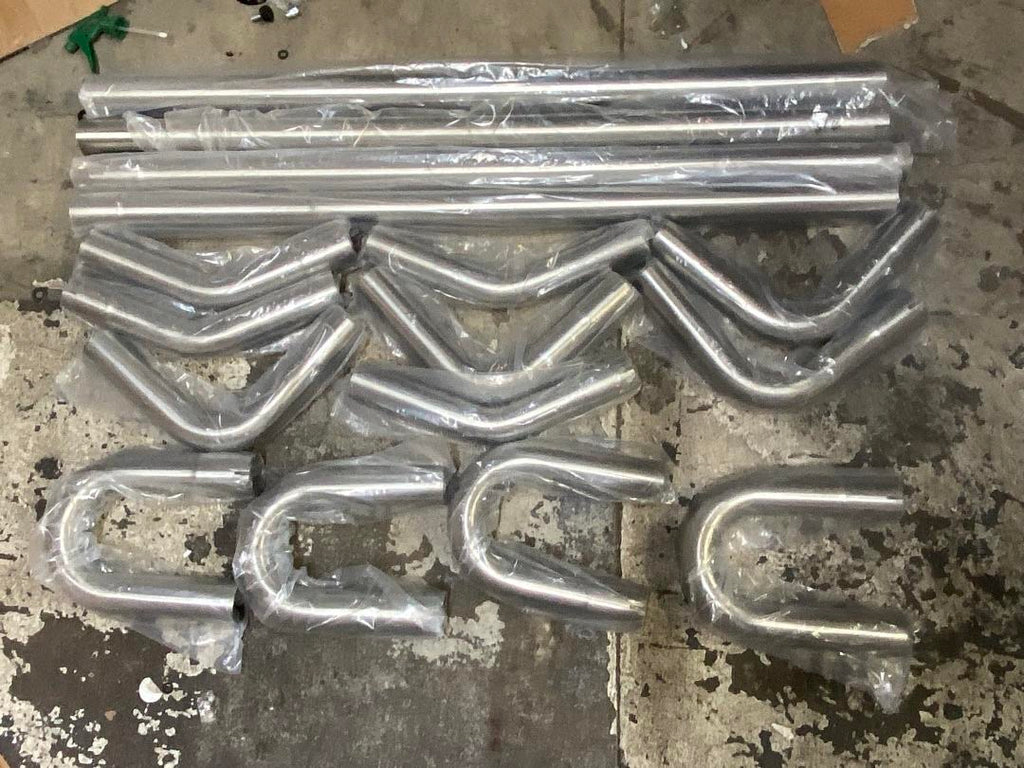 16PCS 2.5" INCHES STAINLESS STEEL UNIVERSAL EXHAUST PIPING DIY