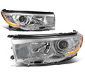 14-16 TOYOTA HIGHLANDER BLACK HOUSING AND CLEAR WITH AMBER PROJECTOR HEADLIGHTS