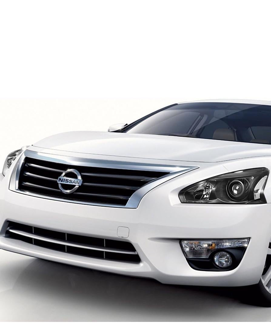 13-15 NISSAN ALTIMA SEDAN BLACK HOUSING AND CLEAR WITH AMBER PROJECTOR HEADLIGHTS