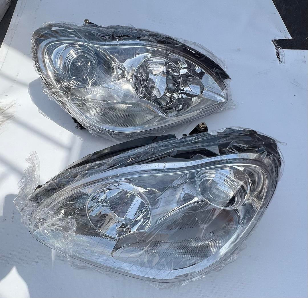 2006 MERCEDES BENZ S350 S430 S500 S600 00-06 01-06 MERCEDES BENZ S55 AMG S65 AMG 05-06 CHROME HOUSING HEADLIGHTS