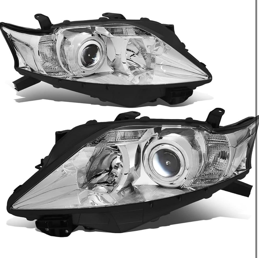 10-12 LEXUS RX350 CHROME HOUSING HEADLIGHTS
