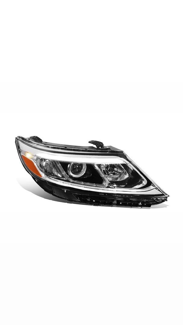 14-15 KIA SORENTO EX/SX OE STYLE BLACK AMBER PAIR OF HEADLIGHTS