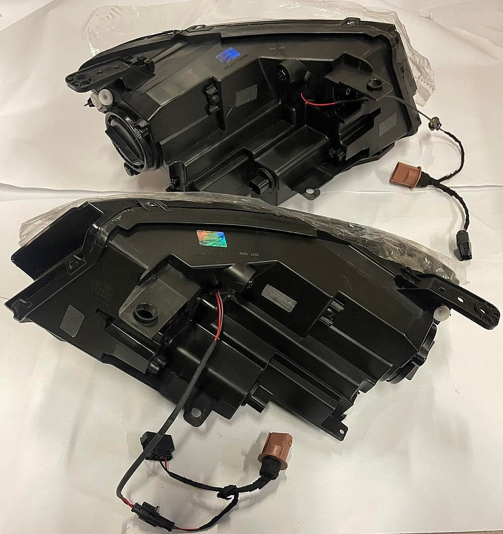 17-21 JEEP COMPASS BLACK HOUSING DRL PROJECTOR HEADLIGHTS