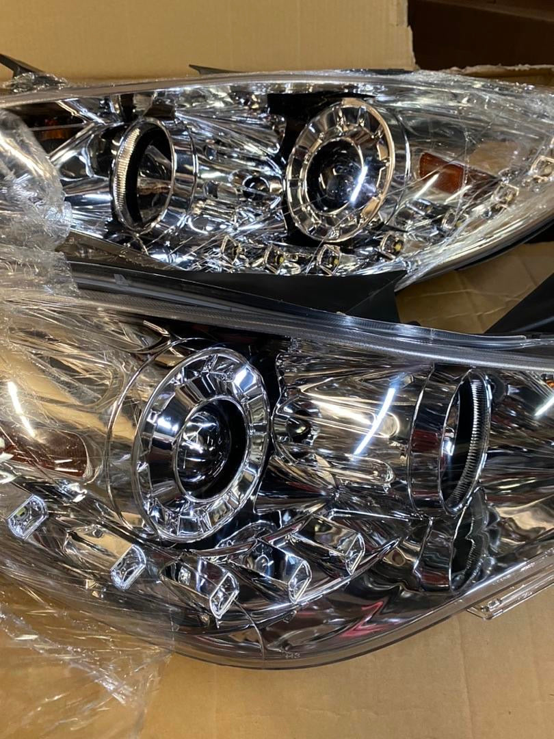 11-14 HYUNDAI SONATA LED CHROME CLEAR LENS PROJECTOR HEADLIGHTS