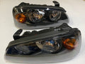 04-06 HYUNDAI ELANTRA BLACK HOUSING AMBER REFLECTORS HEADLIGHTS