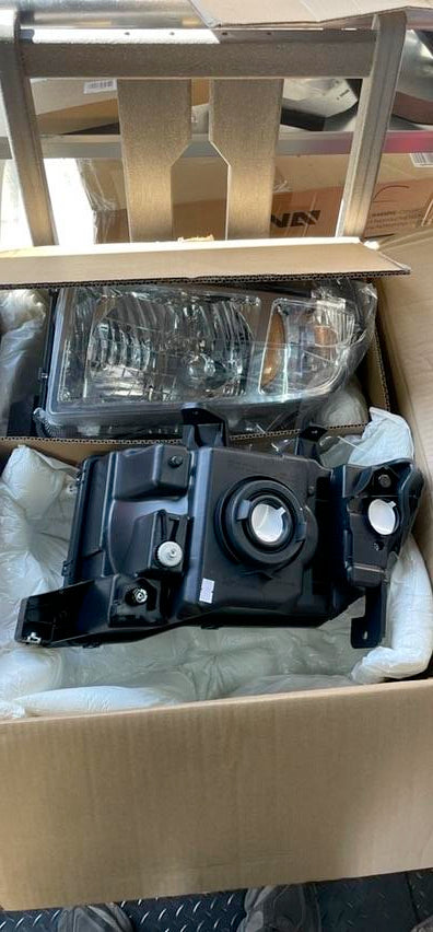 06-13 HONDA RIDGELINE CRYSTAL CHROME AMBER HEADLIGHTS