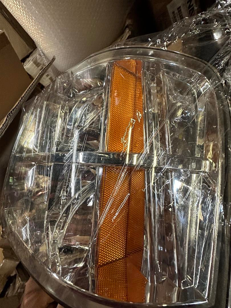 LED DRL PROJECTOR HEADLIGHTS 07-14 GMC SIERRA 1500 2500 3500