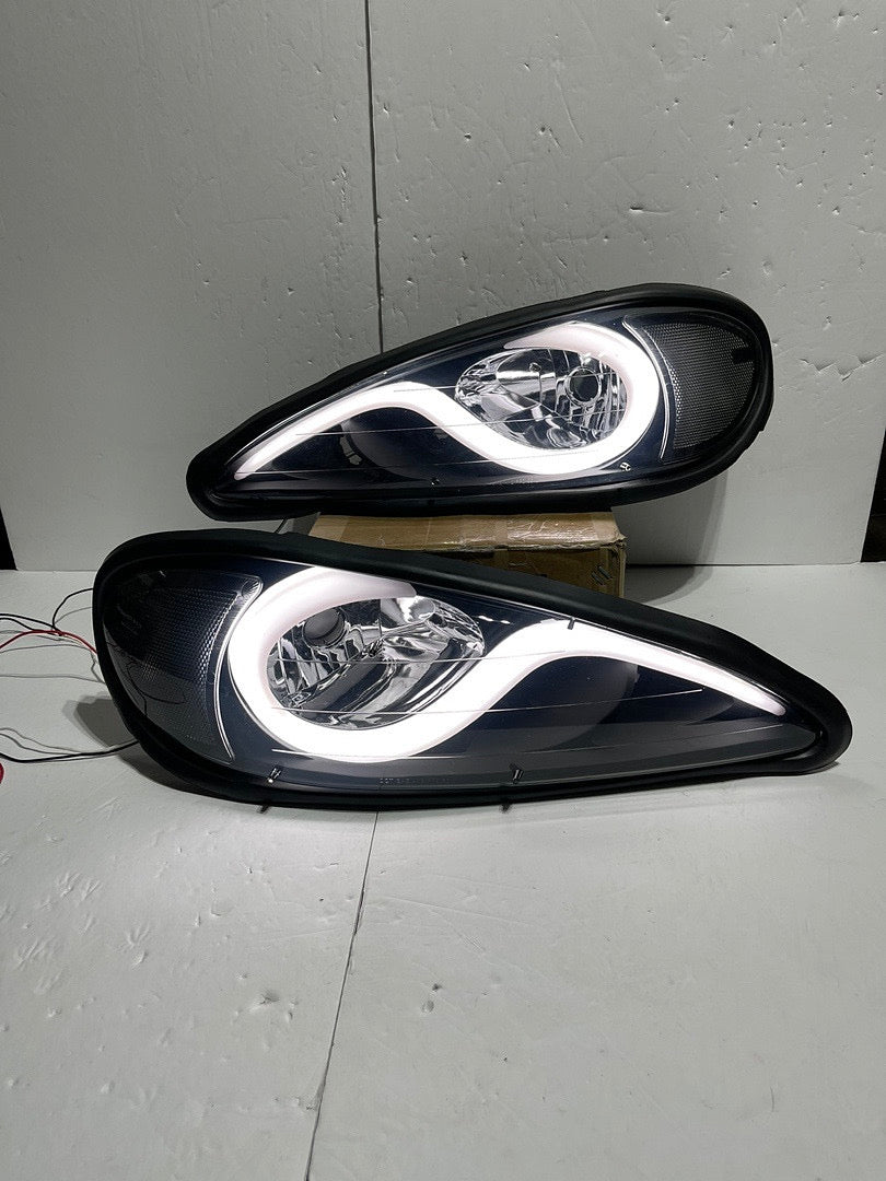 REFURBISHED PONTIAC GRAND AM LED HEADLIGHTS FOR 1999 TO 2005