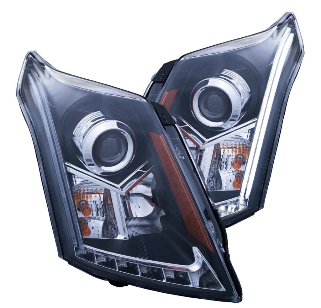 10-15 CADILLAC SRX PROJECTOR HEADLIGHTS W/ PLANK STYLE DESIGN