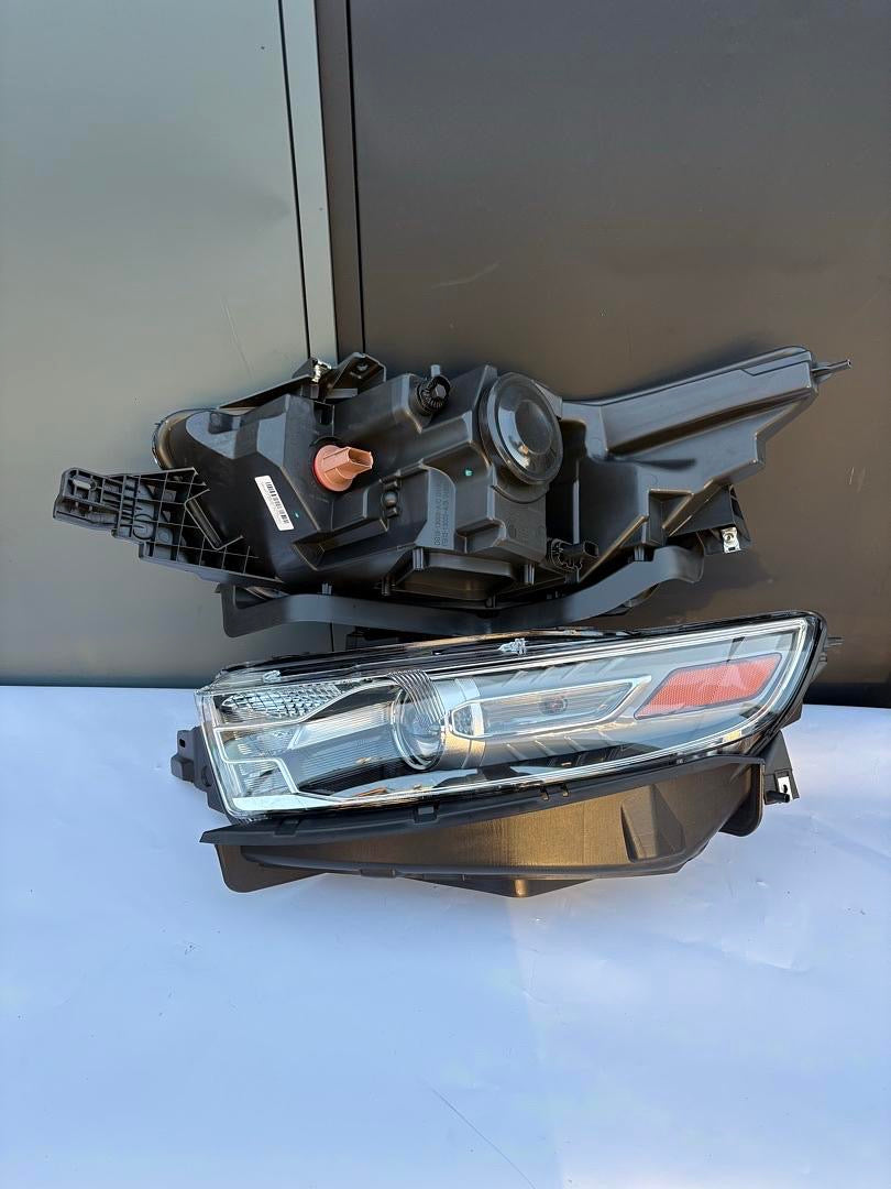 14-18 FORD TAURUS GREY BEZEL HEADLIGHTS OE STYLE BLACK AMBER