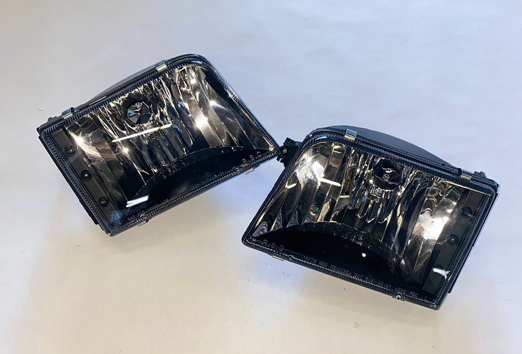 93-97 FORD RANGER BLACK HOUSING CLEAR headlights