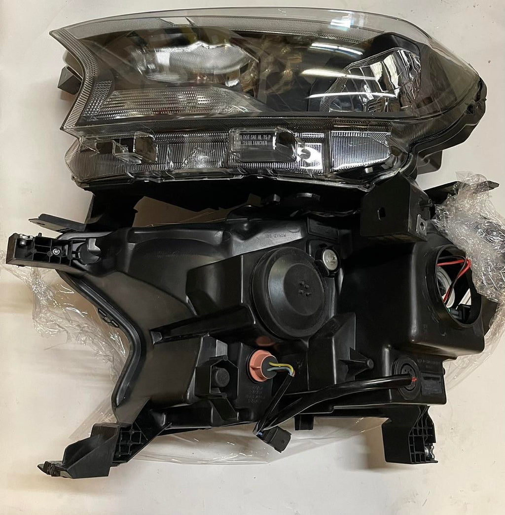 REFURBISHED HEADLIGHTS 19-21 RANGER XL XLT CLEAR REFLECTOR CLEAR LENS BLACK HOUSING