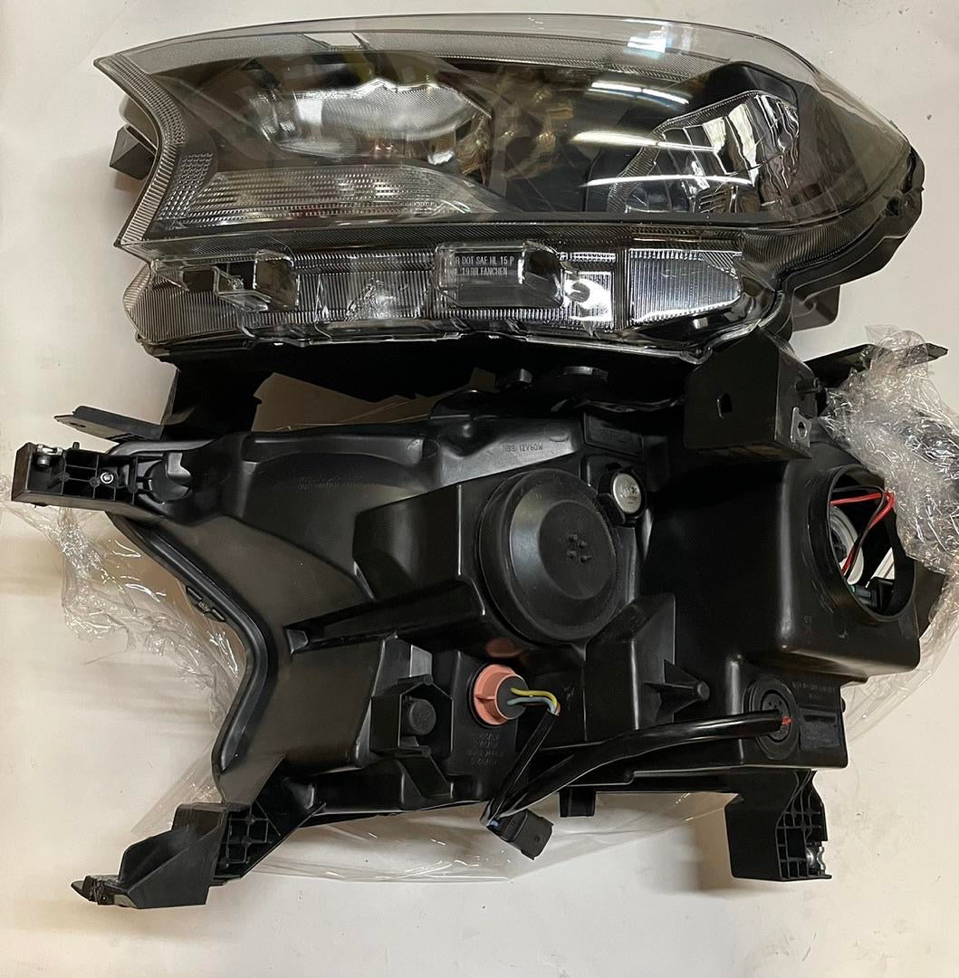 REFURBISHED HEADLIGHTS 19-21 RANGER XL XLT CLEAR REFLECTOR CLEAR LENS BLACK HOUSING