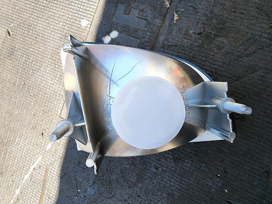 87-93 FORD MUSTANG FRONT HEADLIGHT SIDE FRONT PARK LIGHTS CHROME CLEAR