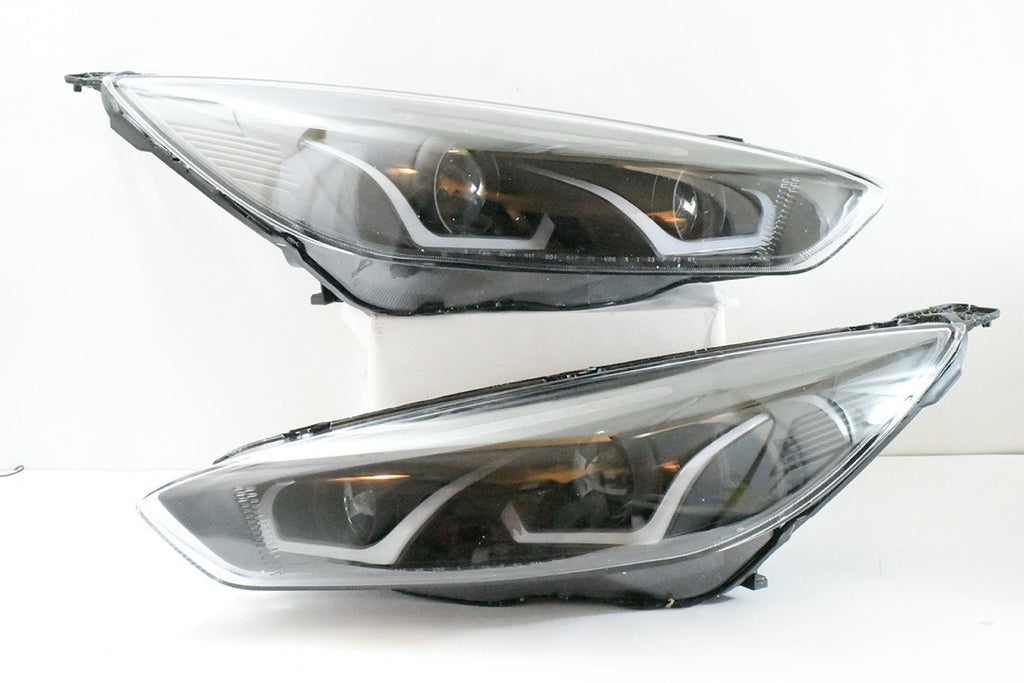 15-17 FORD FOCUS LED HALO BLACK/ CLEAR HEADLIGHTS