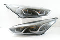 REFURBISHED 15-17 FORD FOCUS LED HALO BLACK/ CLEAR HEADLIGHTS