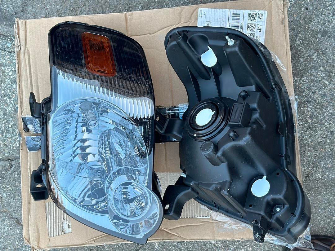 HL-OH-FEXP06-SM-AM 06-10 FORD EXPLORER SMOKED amber LENS HEADLIGHTS