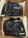 NEW 07-14 FORD EXPLORER HEADLIGHTS SMOKED / AMBER