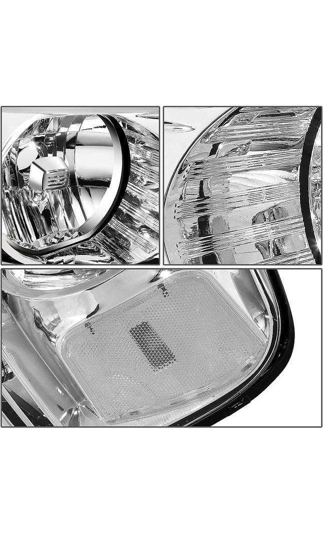 OPEN BOX 04-08 FORD F-150 / 06-08 LINCOLN MARK LT ALL CLEAR HEADLIGHTS W/ LED STRIP (COPY)