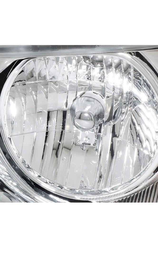 Open Box 04-08 FORD F150 / 06-08 LINCOLN MARK LT OEM STYLE HEADLIGHTS CHROME HOUSING AMBER CORNERS