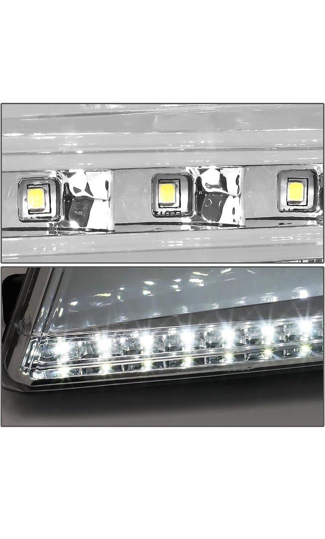 REFURBISHED 04-08 FORD F-150 / 06-08 LINCOLN MARK LT ALL CLEAR HEADLIGHTS W/ LED STRIP